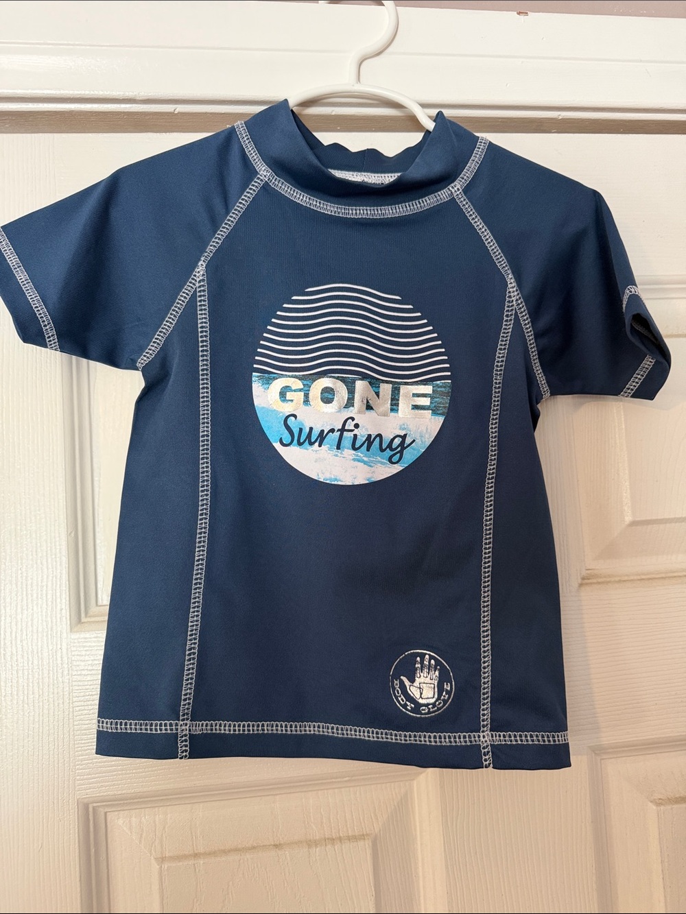 Body Glove Navy Blue Kids Surf Logo Rash Guard